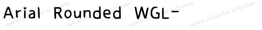 Arial Rounded WGL字体转换